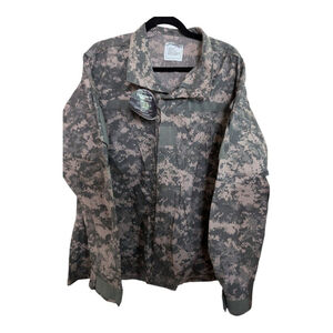 NEW Defender M Men's size Lrg Flame Resistant Camo BDU Full Zip Military Jacket